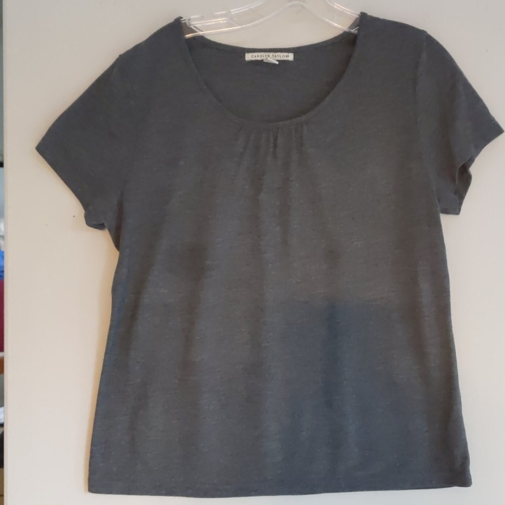 Cute grey tee blouse